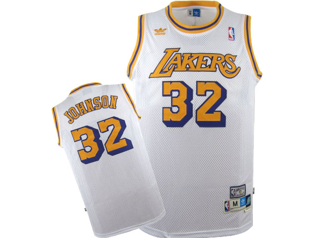 80% Discount NBA Los Angeles Lakers 32 Earvin Johnson Retro Swingman Altern